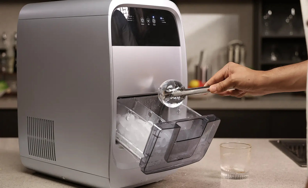 Pure Clarity Meets Rapid Cooling: Craft Premium 2" Clear Spheres & Quick Bullet Ice at Home