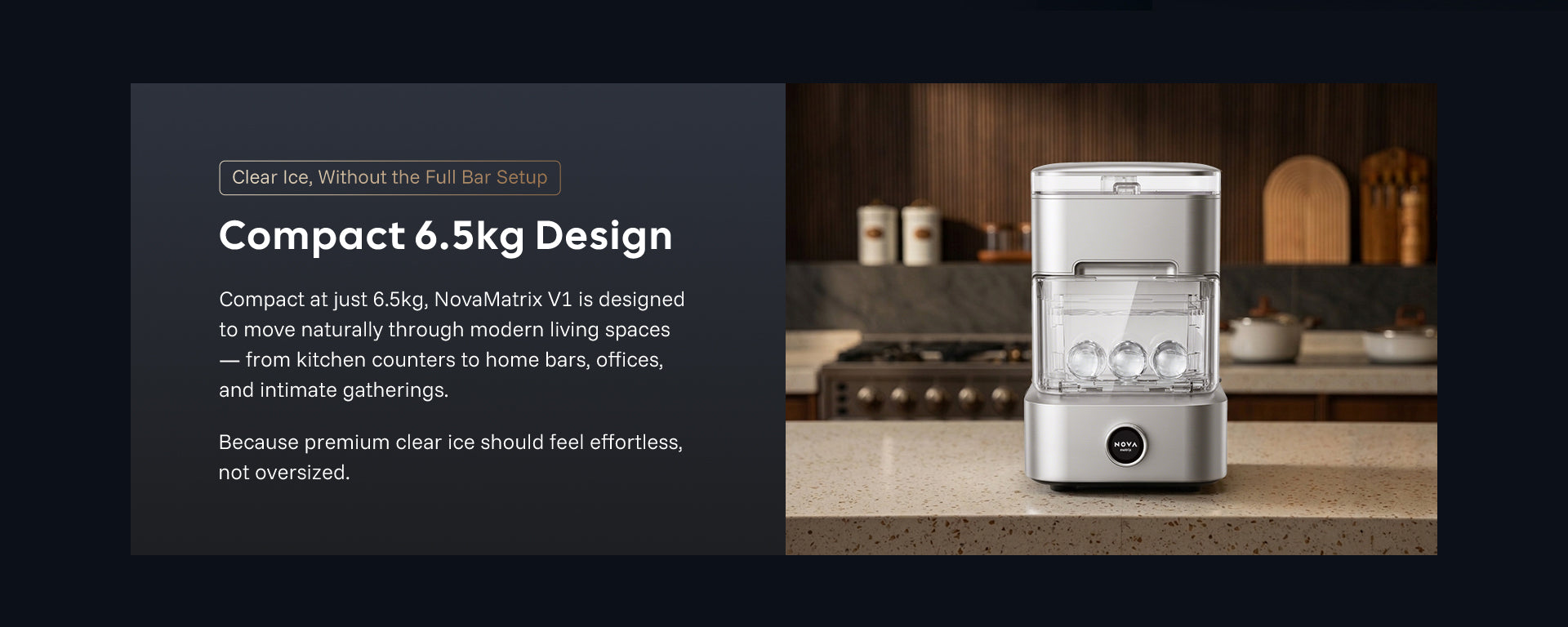 NovaMatrix V1 product feature